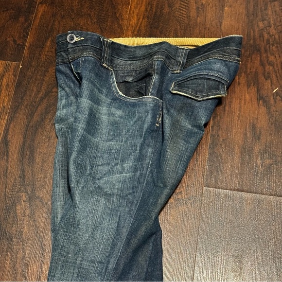 JOIE Vintage Y2K Women's Blue Wide leg Flare low rise Jeans 6 GUC - Picture 10 of 16